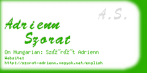 adrienn szorat business card